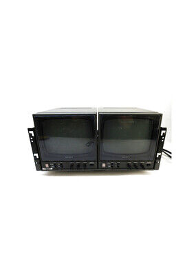 Sony PVM-91 Black and White CRT Video Monitor Pair